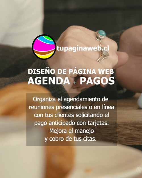 Diseño de página web - Agenda con pago de reservas con WebPay Plus